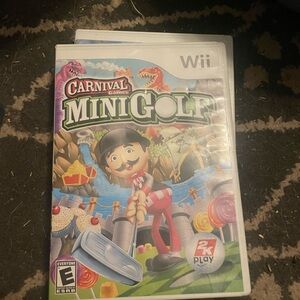 Nintendo Carnival Mini Golf Wii Game - Colorful Adventure